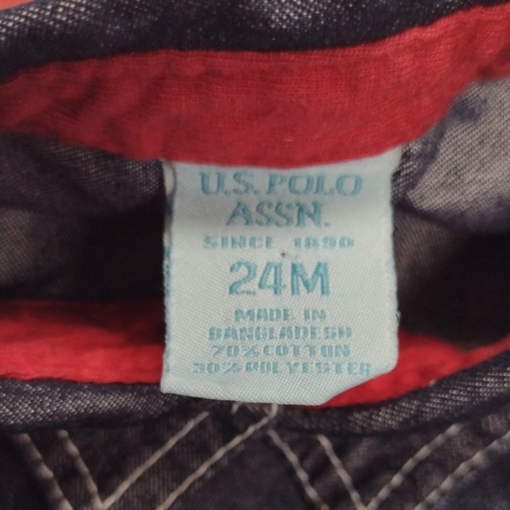 U.S. Polo Assn. Dark Blue Kids Romper - Picture 2 of 9